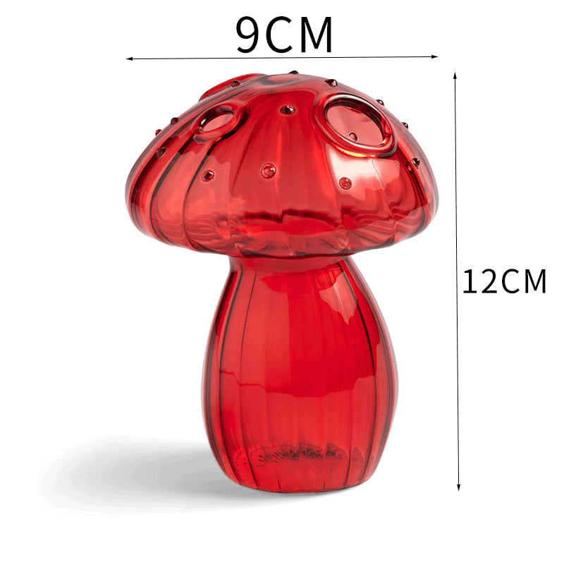 Vase en verre pour champignons, vase d'aromathérapie, arrangement floral hydroponique, décoration pour la maison, vase créatif en verre