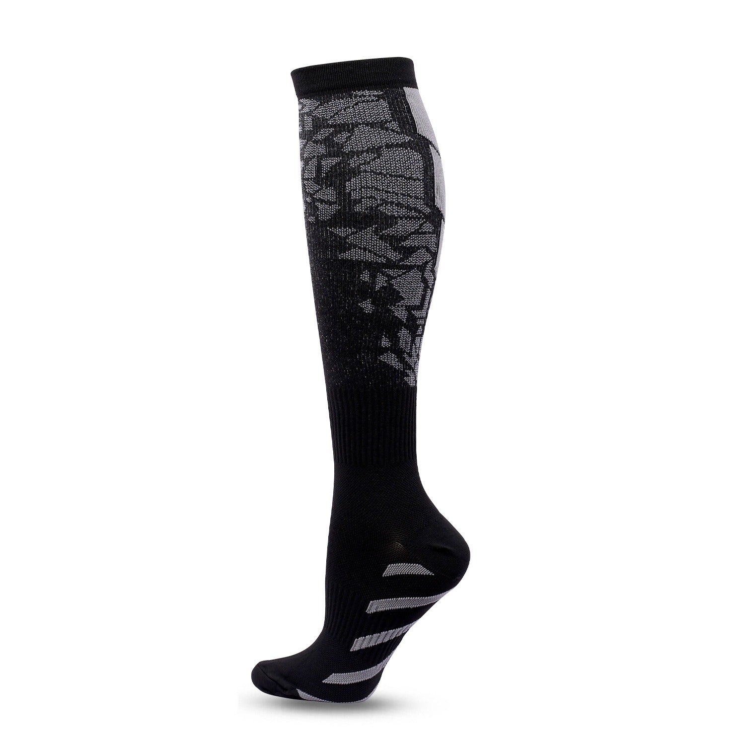 Ensemble de chaussettes à pression très vendues pour la Saint-Valentin avec chaussettes noires en forme de cœur et chaussettes de course en forme de cœur