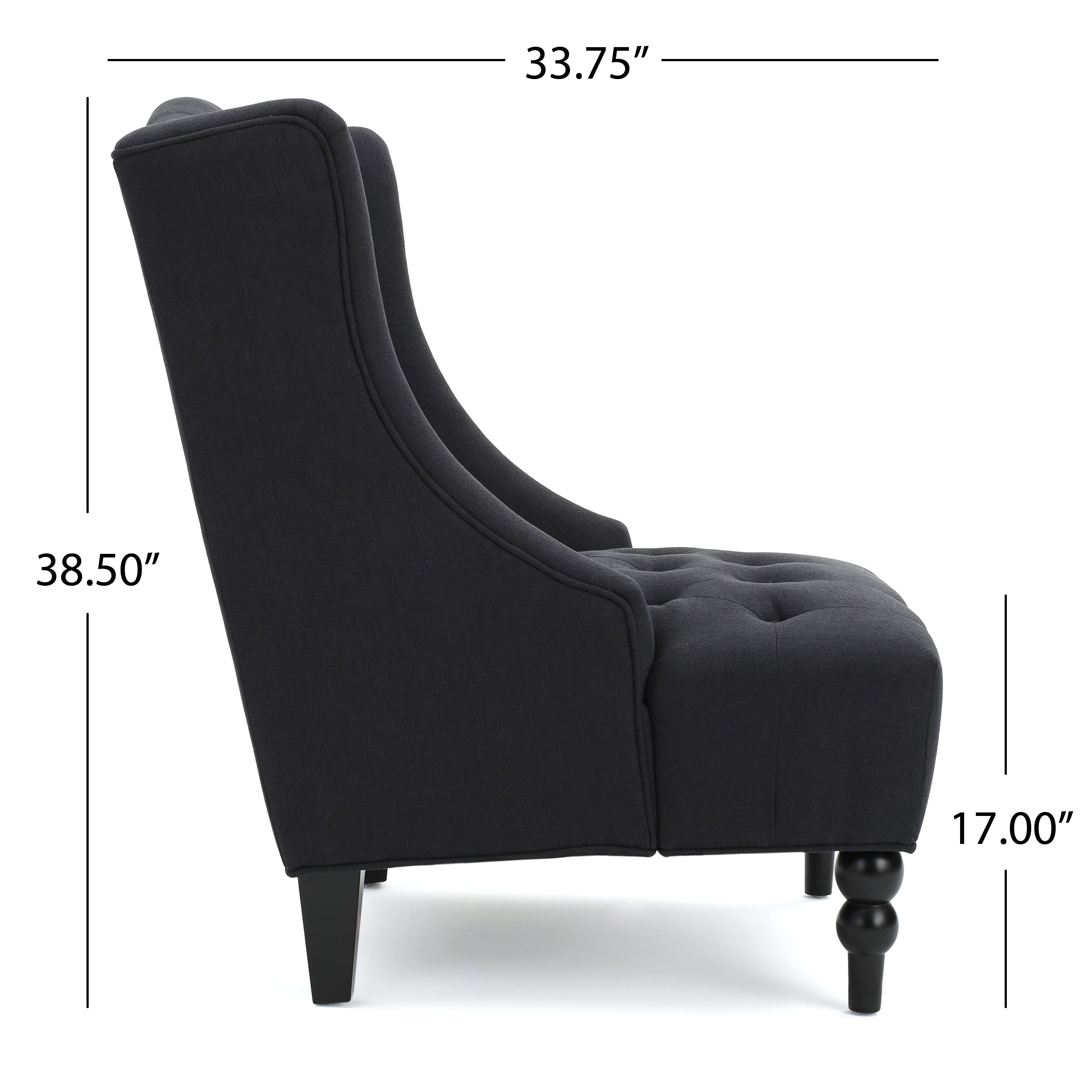 FAUTEUIL CLUB À DOSSIER HAUT TODDMAN