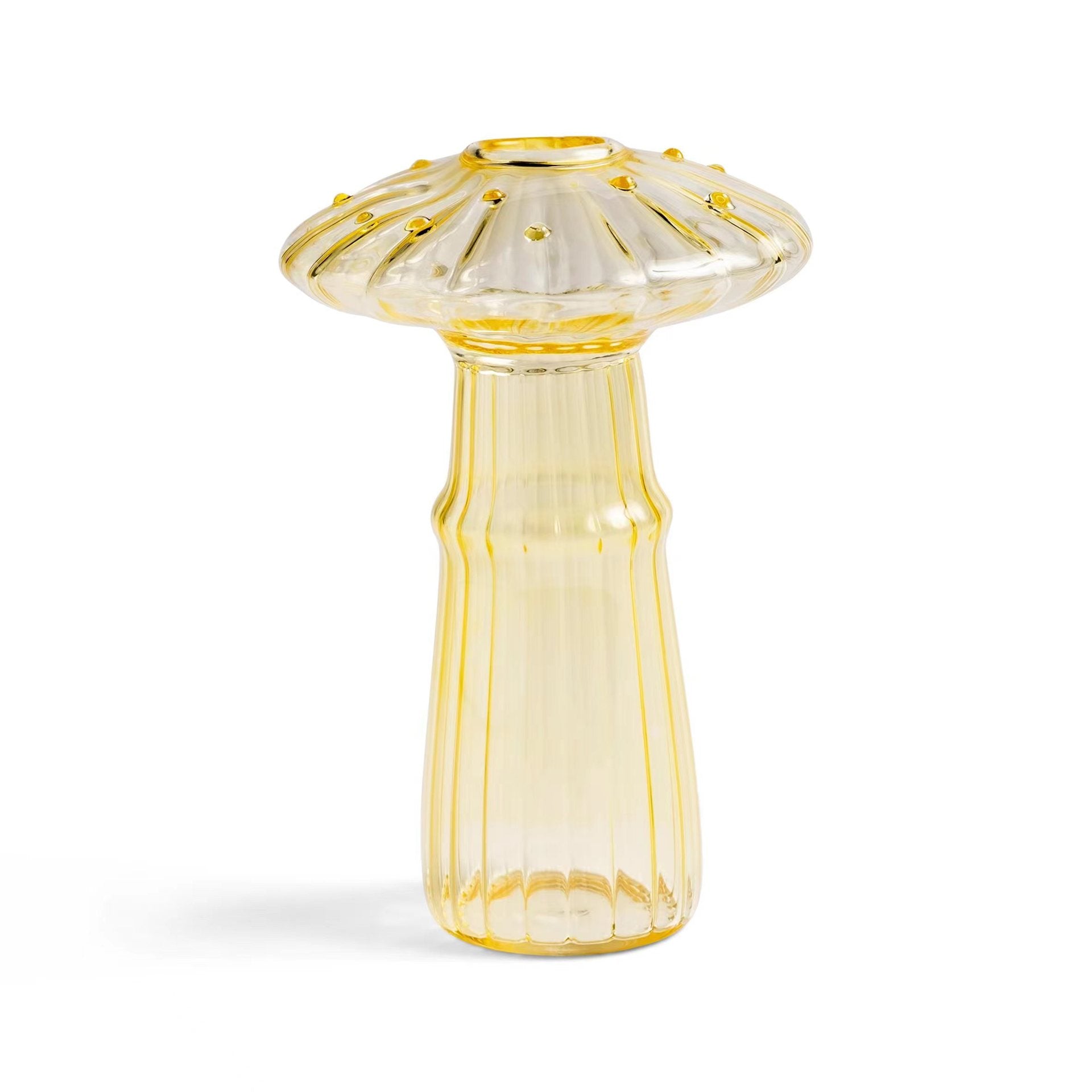 Vase en verre pour champignons, vase d'aromathérapie, arrangement floral hydroponique, décoration pour la maison, vase créatif en verre