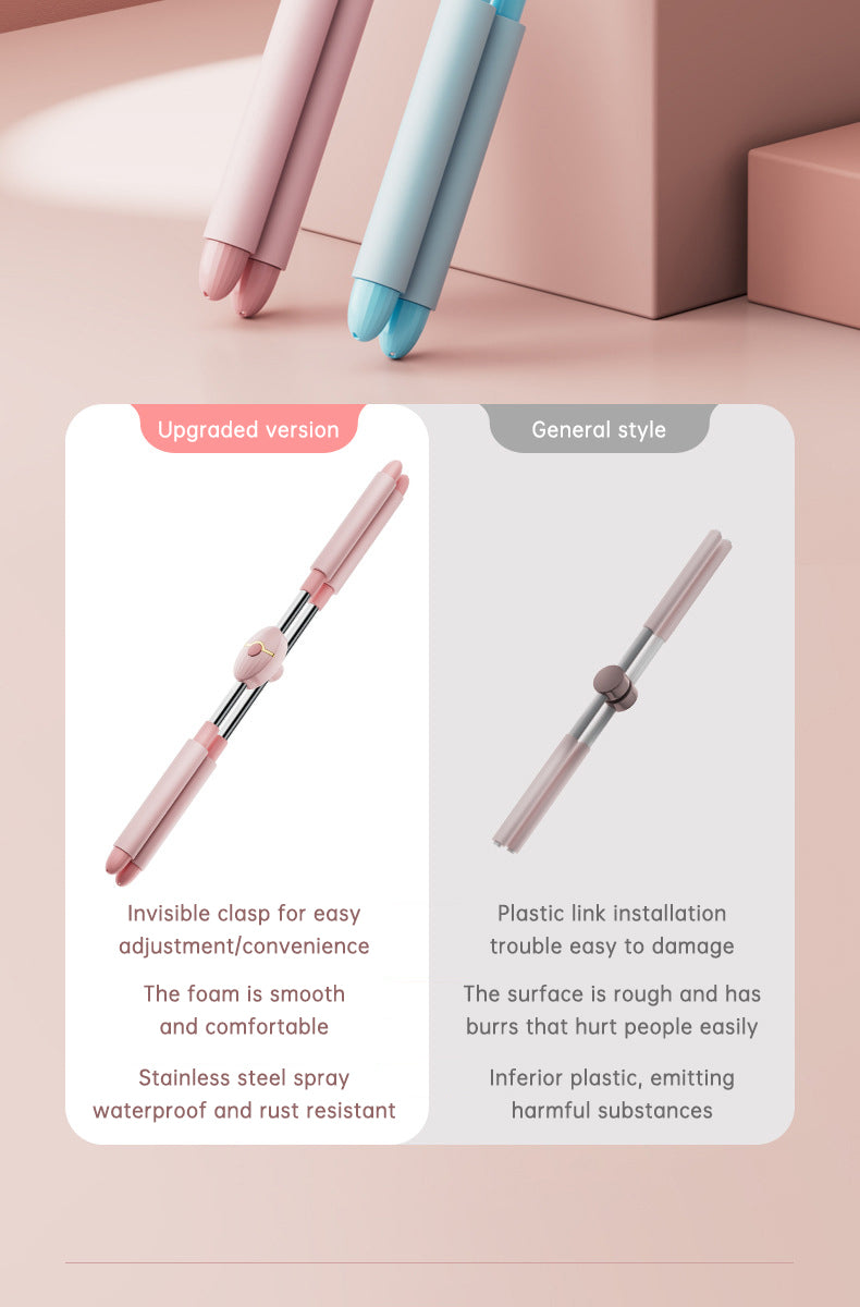 Bâton d'épaule réglable à dos ouvert pour corriger la bosse, bâton de yoga croisé pour corriger la posture