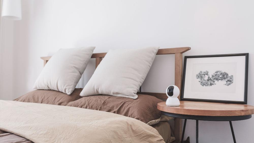 Caméra intelligente Xiaomi Mijia 720P, vision nocturne, webcam IP, angle 360°, Wi-Fi, zoom magique sans fil
