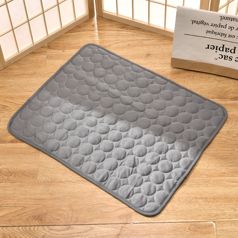 Tapis de refroidissement d'été pour animaux de compagnie, tapis pour chien, tapis en soie glacée, tapis rafraîchissant pour chat