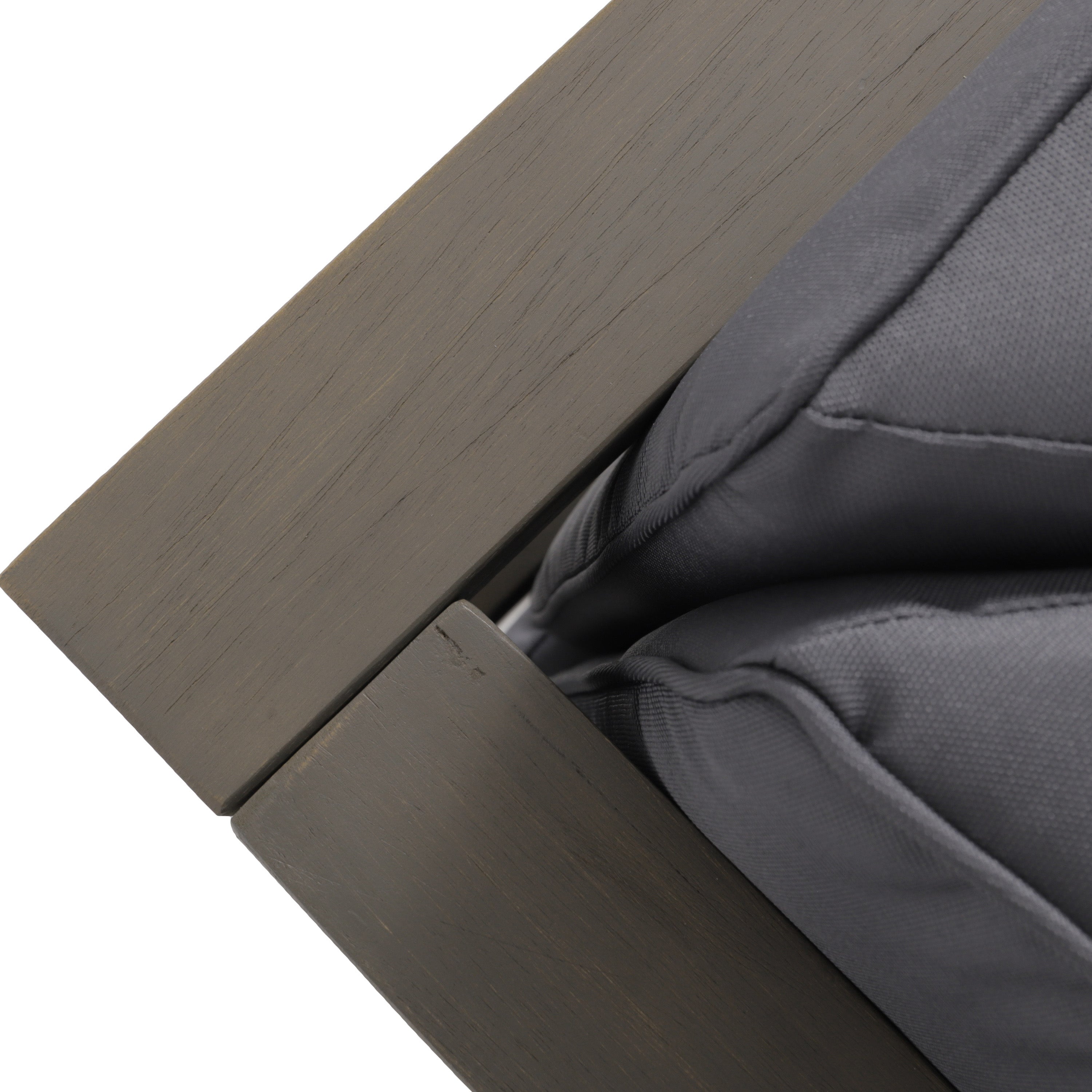 BANQUETTE D'ANGLE DROIT BRAVA X-BACK, GRIS FONCÉ