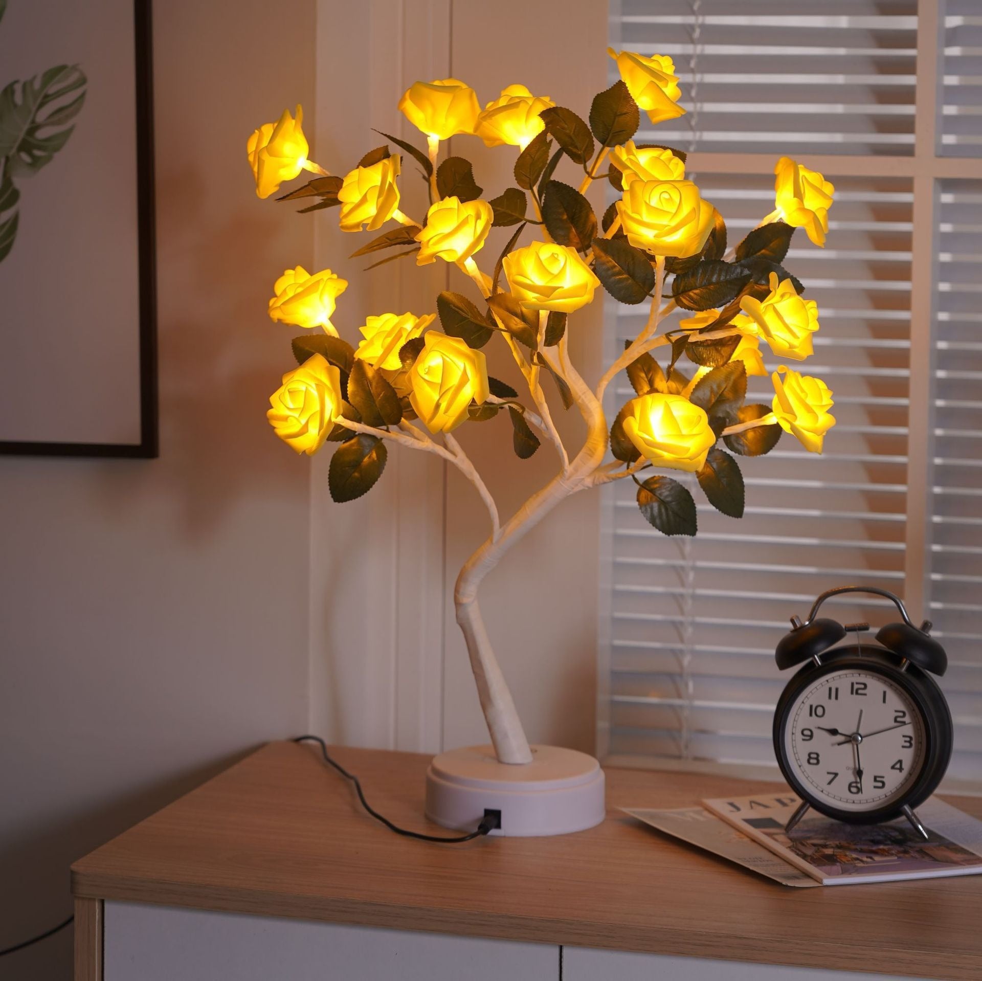 Nouvelle lampe LED pour arbre Sakura Rose Light Veilleuse décorative