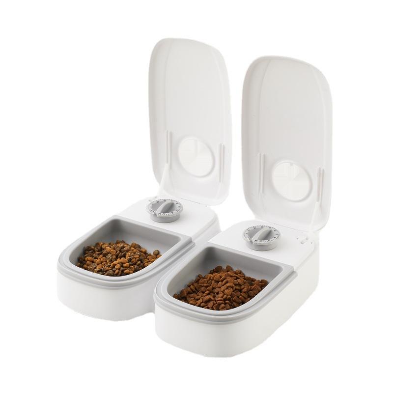Distributeur automatique de nourriture pour chat amovible et facile à nettoyer avec alimentation chronométrée et quantitative