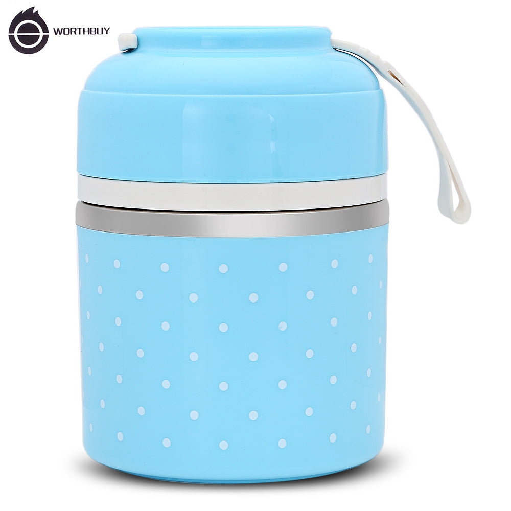 Boîte à lunch thermique anti-fuite Worthbuy en acier inoxydable