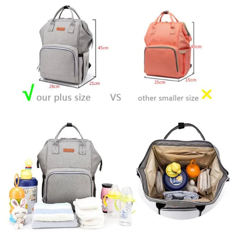 Sacs à langer pour maman, sac à langer de maternité, grand sac à dos de voyage pour bébé, sac d'allaitement