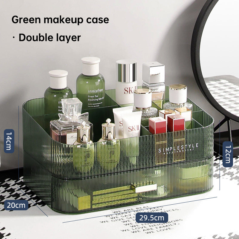 Cosmetics Storage Box Desktop Dressing Table Acrylic Drawer Type Lipstick Skincare Product Shelf
