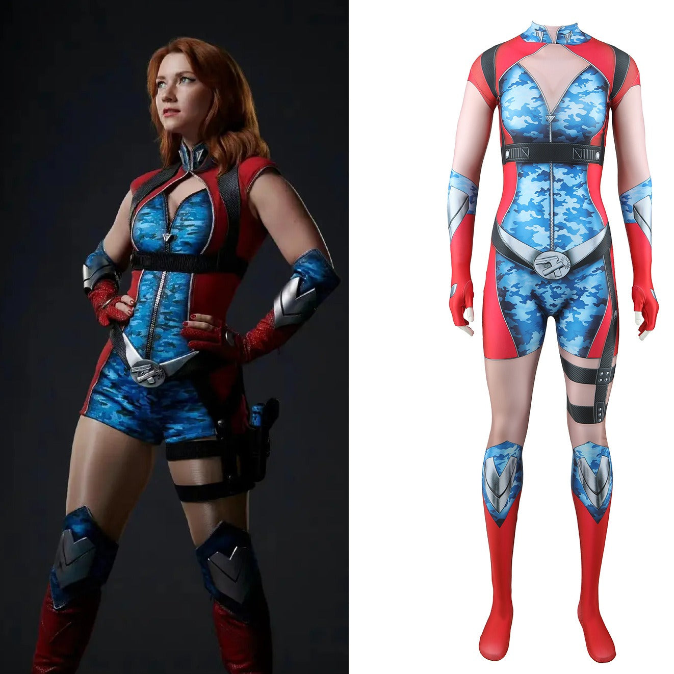 Black Robe Patrol Saison 4 Firecracker Firecracker cosplay body une pièce Halloween cosplay