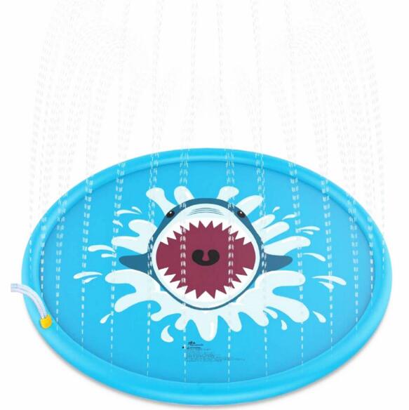 Tapis de jeu d'eau gonflable pour enfants, 170 cm, pour la plage, la pelouse, la piscine, l'extérieur