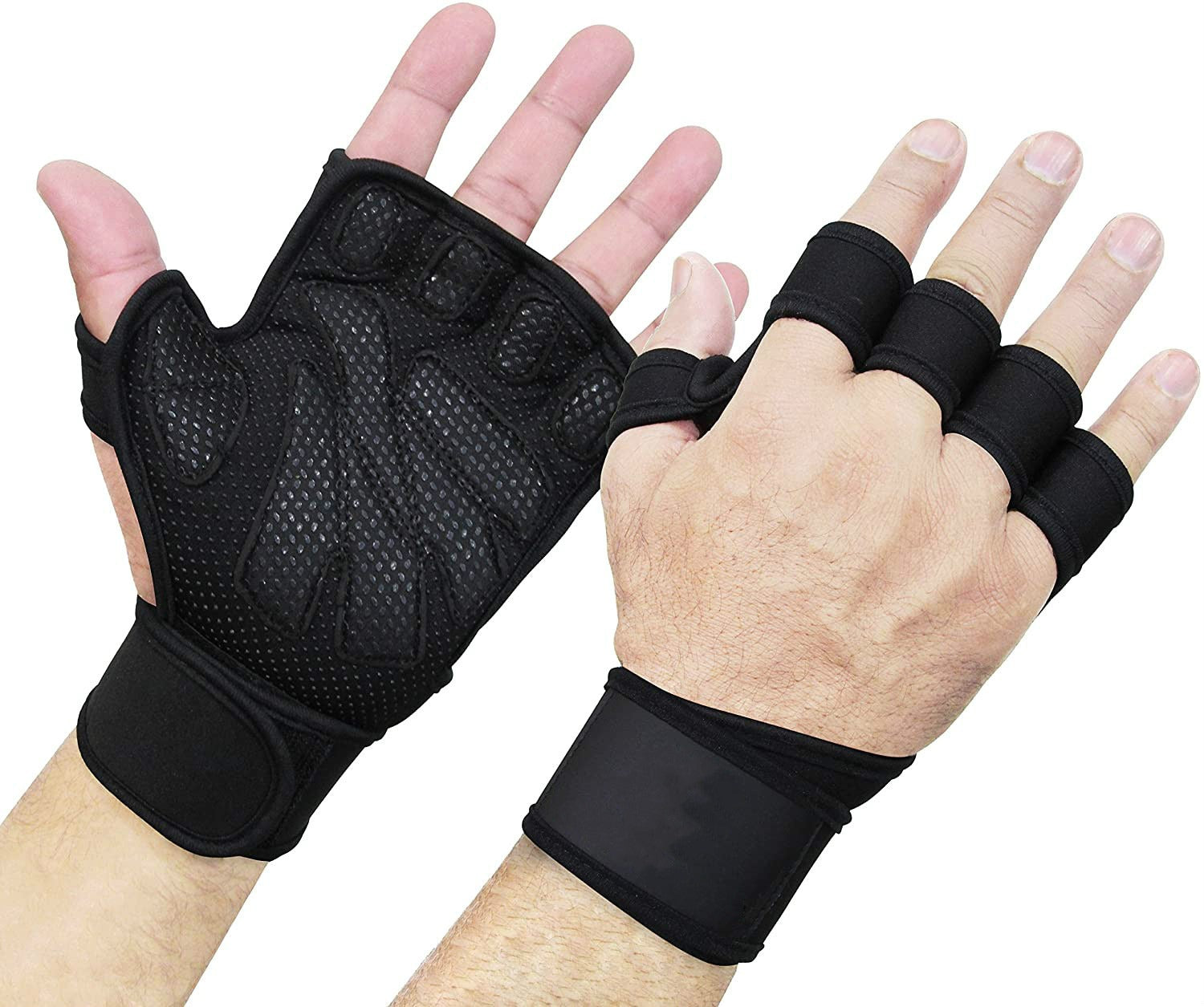 Haltérophilie alpinisme cyclisme combat enroulement bracelets antidérapants gants de fitness en silicone