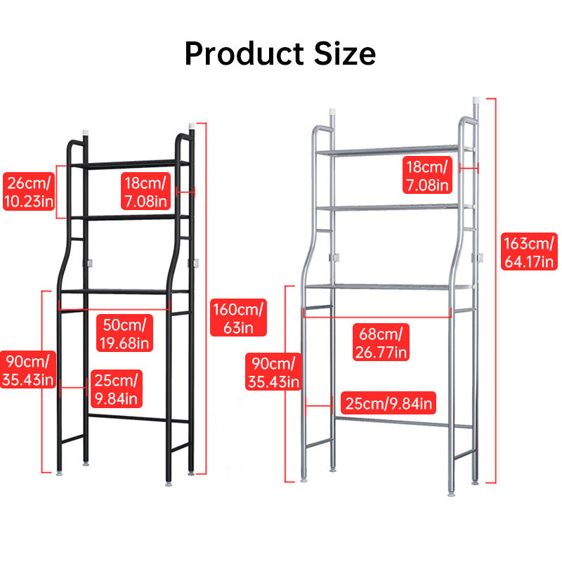 Modern Toilet Overhead Cabinet - Karawan - Space-Saving Bathroom Storage, 166x65x25cm