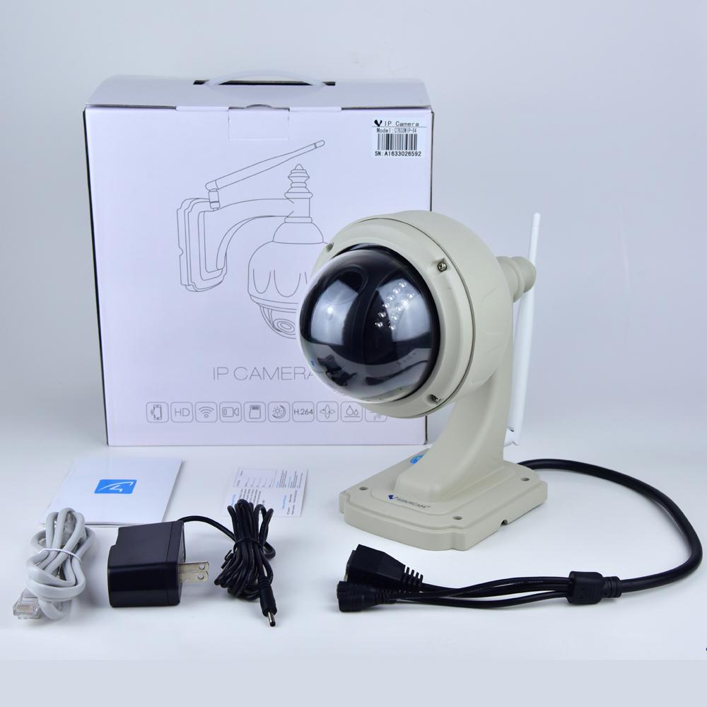 Caméra IP HD 720P VStarcam C7833WIP, dôme PTZ sans fil, Wi-Fi, surveillance vidéo extérieure, prise en charge d'une carte TF 128 Go