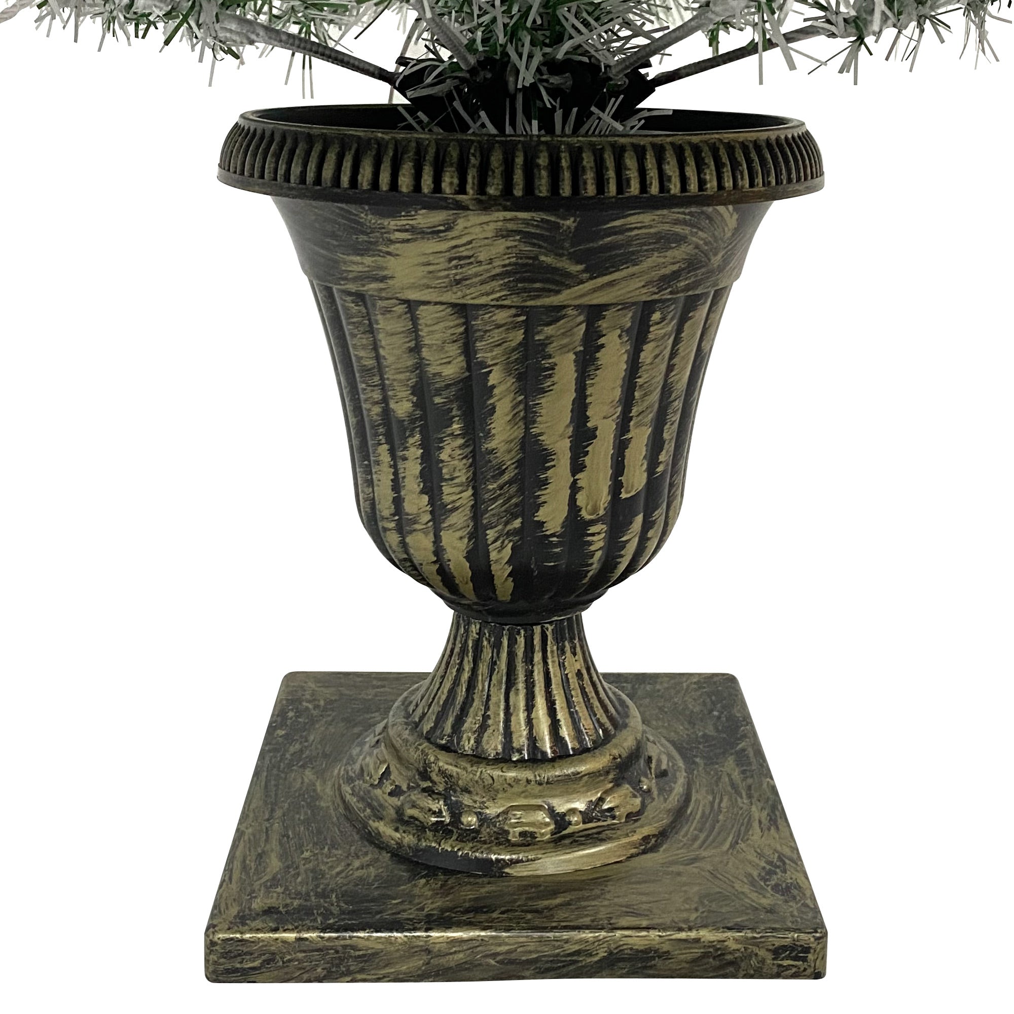 Sapin de Noël artificiel pré-éclairé, ensemble de 4 pièces, guirlande, couronne et ensemble de 2 arbres d'entrée de Noël