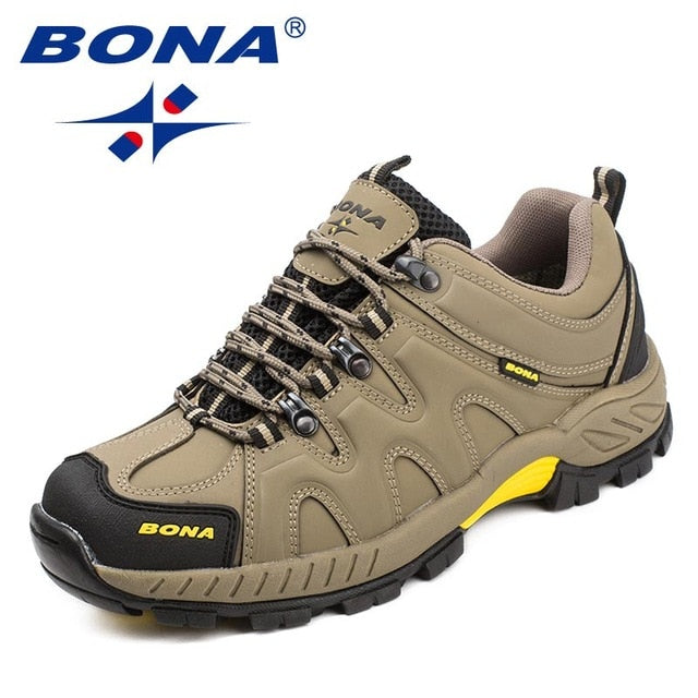Chaussures de randonnée BONA Classics pour hommes, chaussures de sport à lacets pour hommes, baskets de jogging et de trekking en plein air