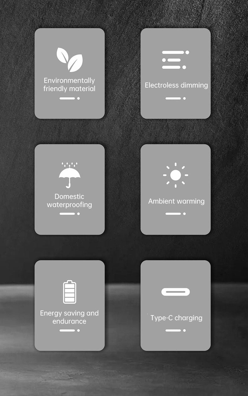 Camping Ligjt Outdoor Ambience Lighting Camping Light Vintage Horse Light Gift USB Charging Tent Camp Lamp