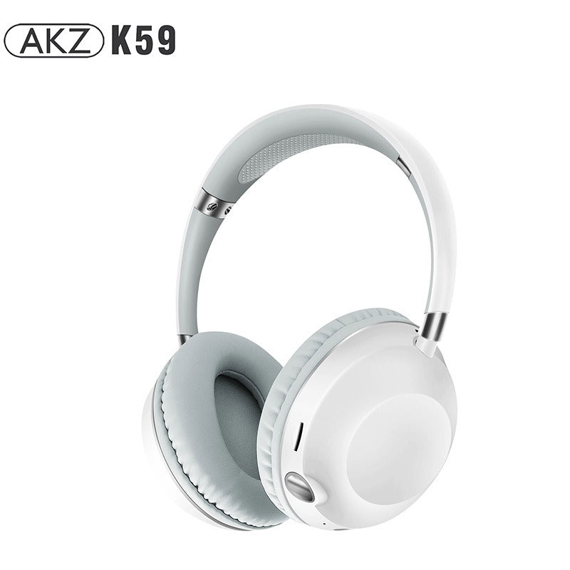 Nouveau casque Bluetooth sans fil avec éclairage de lampe de poche haute puissance AKZ-K59 carte FM