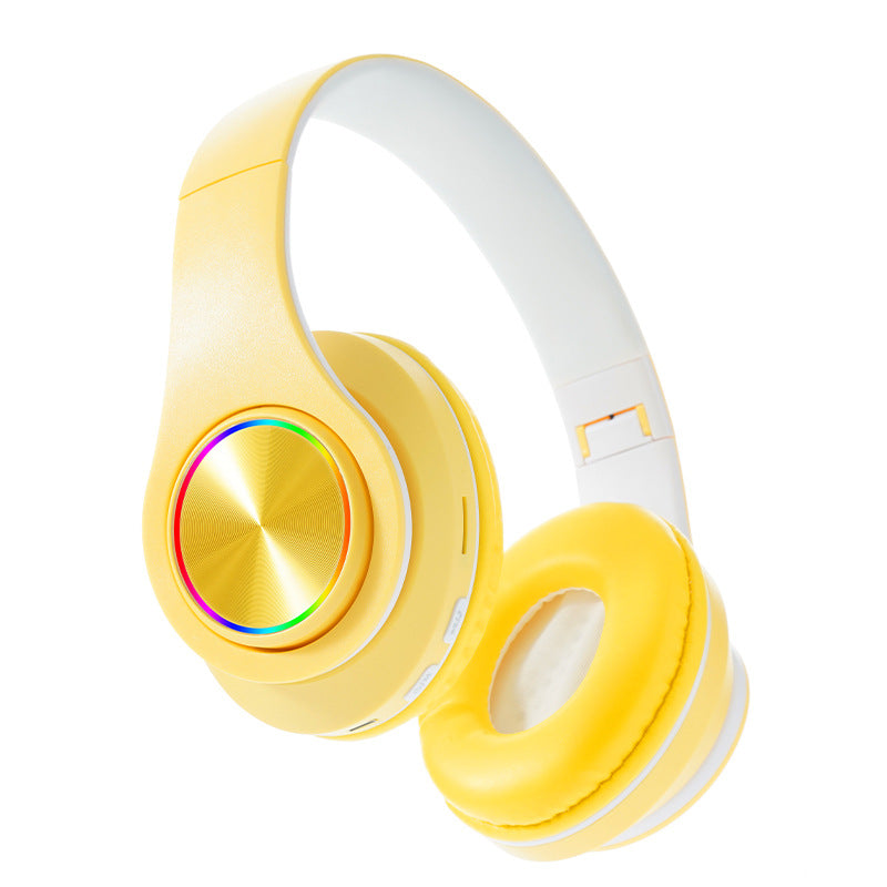Casque sans fil B39 Respiration Lumière Connexion stable Faible latence Réduction du bruit Basses profondes Bluetooth