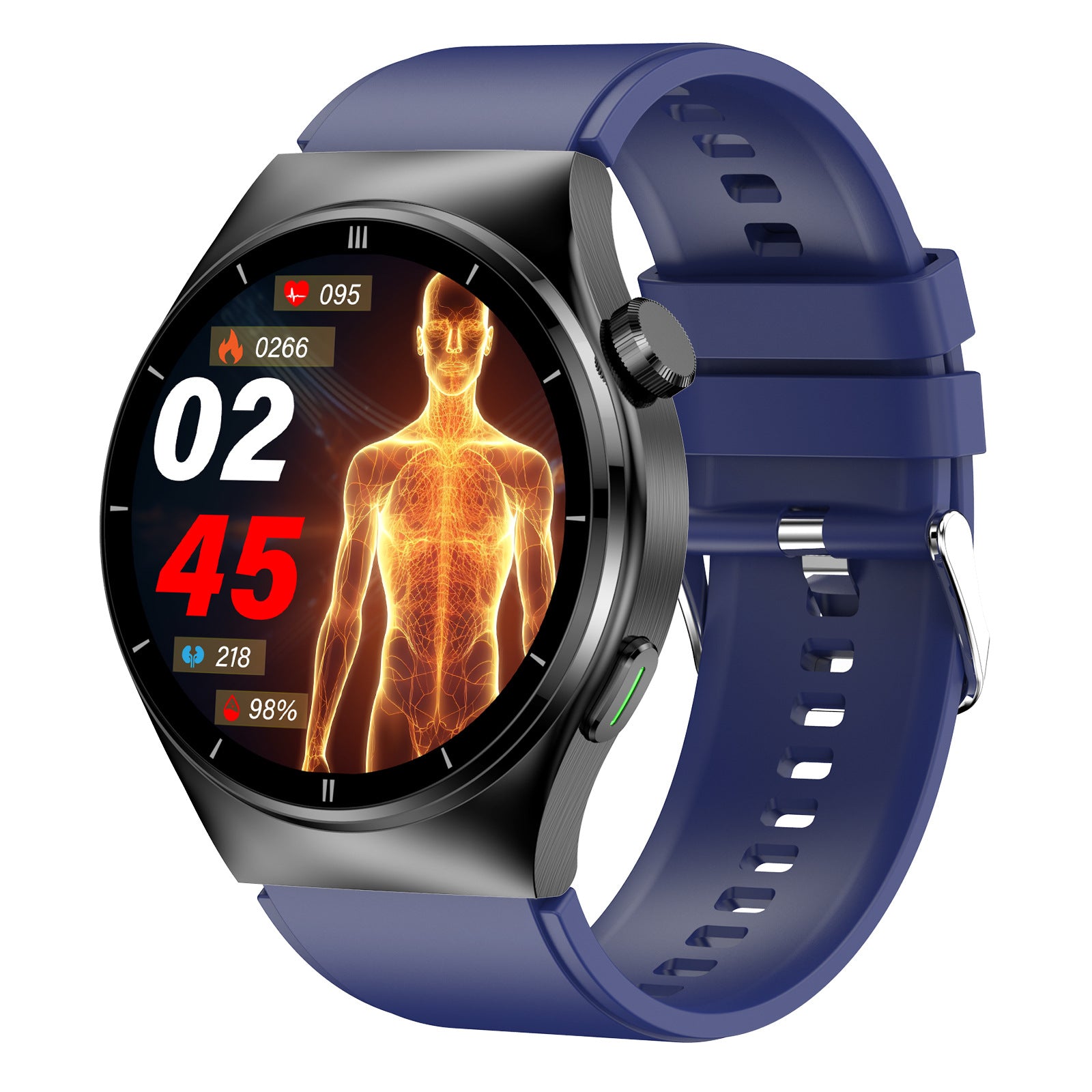 Thérapie laser F320 Appel Bluetooth Acide urique Lipides Montre glycémie non invasive Fréquence cardiaque Température corporelle Montre intelligente