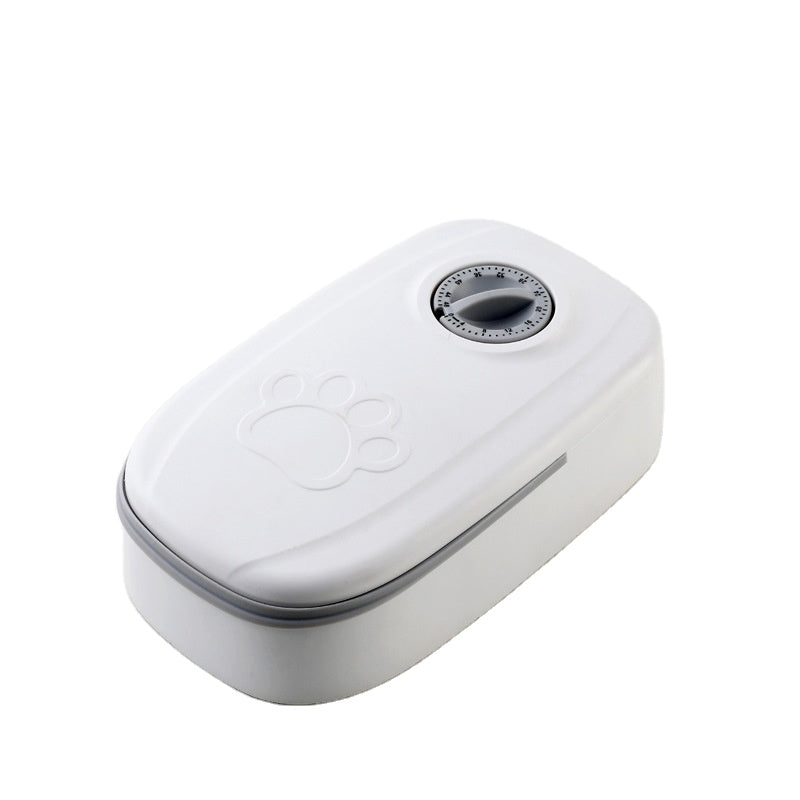 Distributeur automatique de nourriture pour chat amovible et facile à nettoyer avec alimentation chronométrée et quantitative
