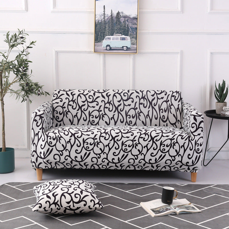 Printed sofa cover all inclusive elastic anti slip sofa cover sofa cover
