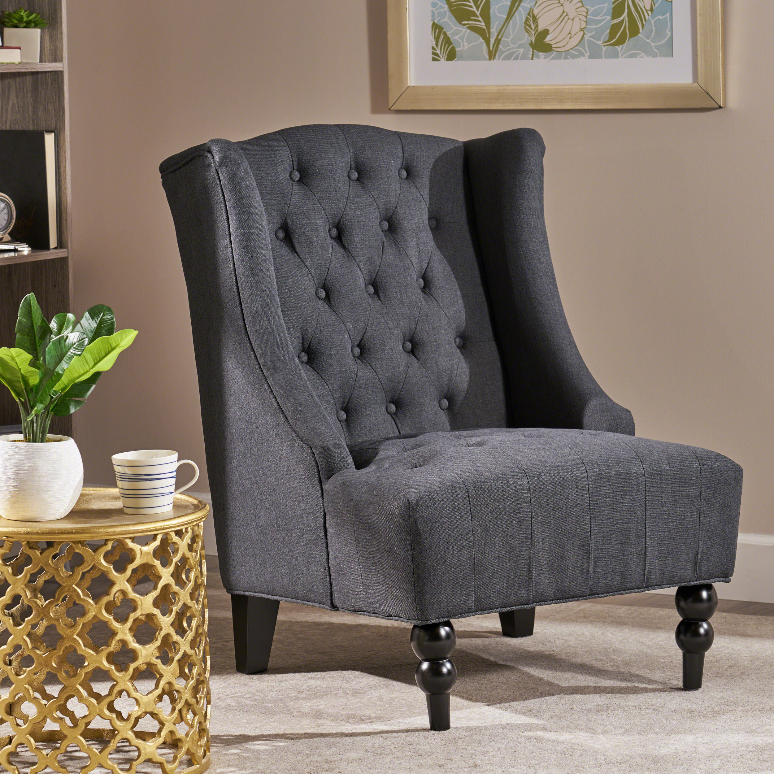 FAUTEUIL CLUB À DOSSIER HAUT TODDMAN