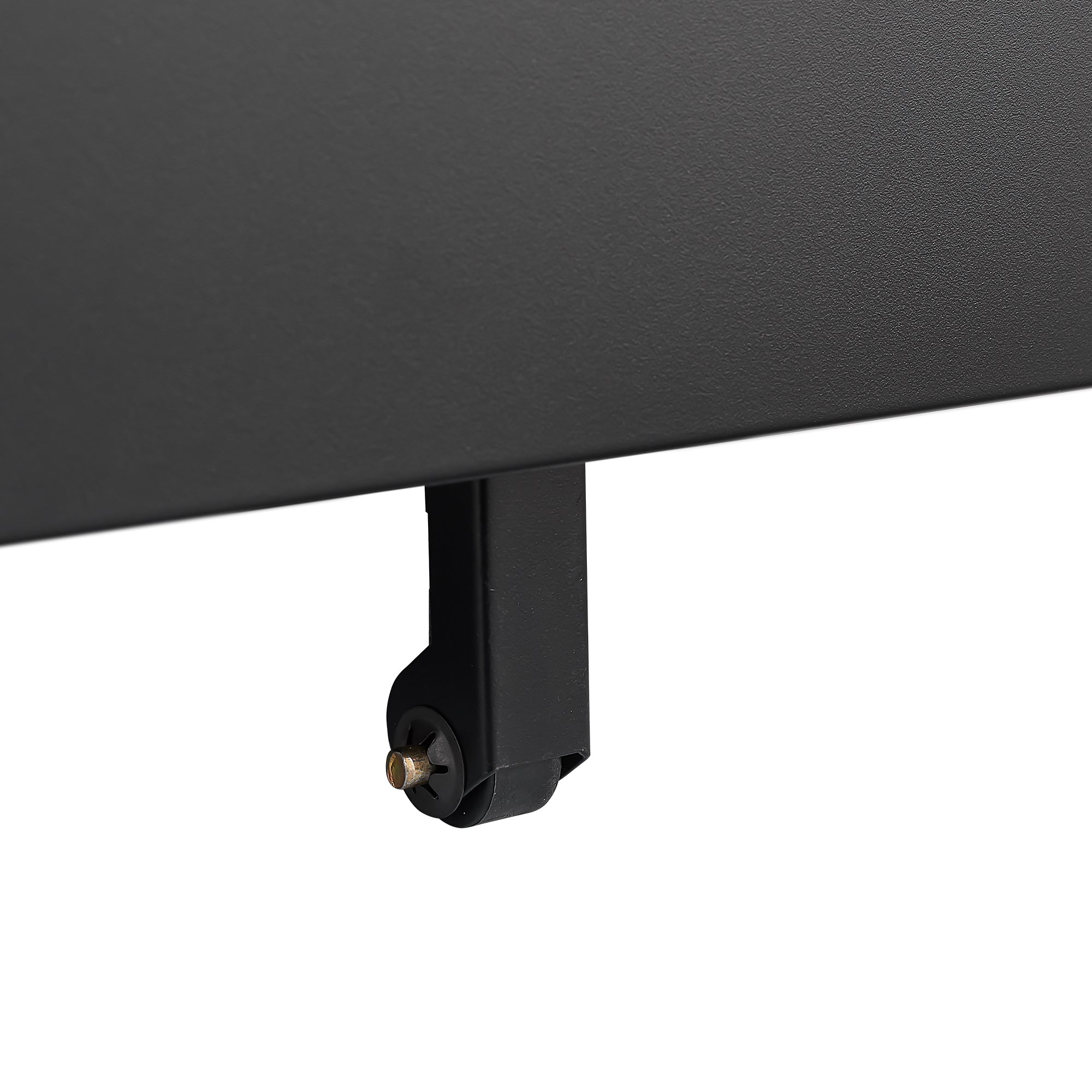 Metal 2 drawer mobile file cabinet with lock, 25.6-inch high legal/letter size file storage cabinet black