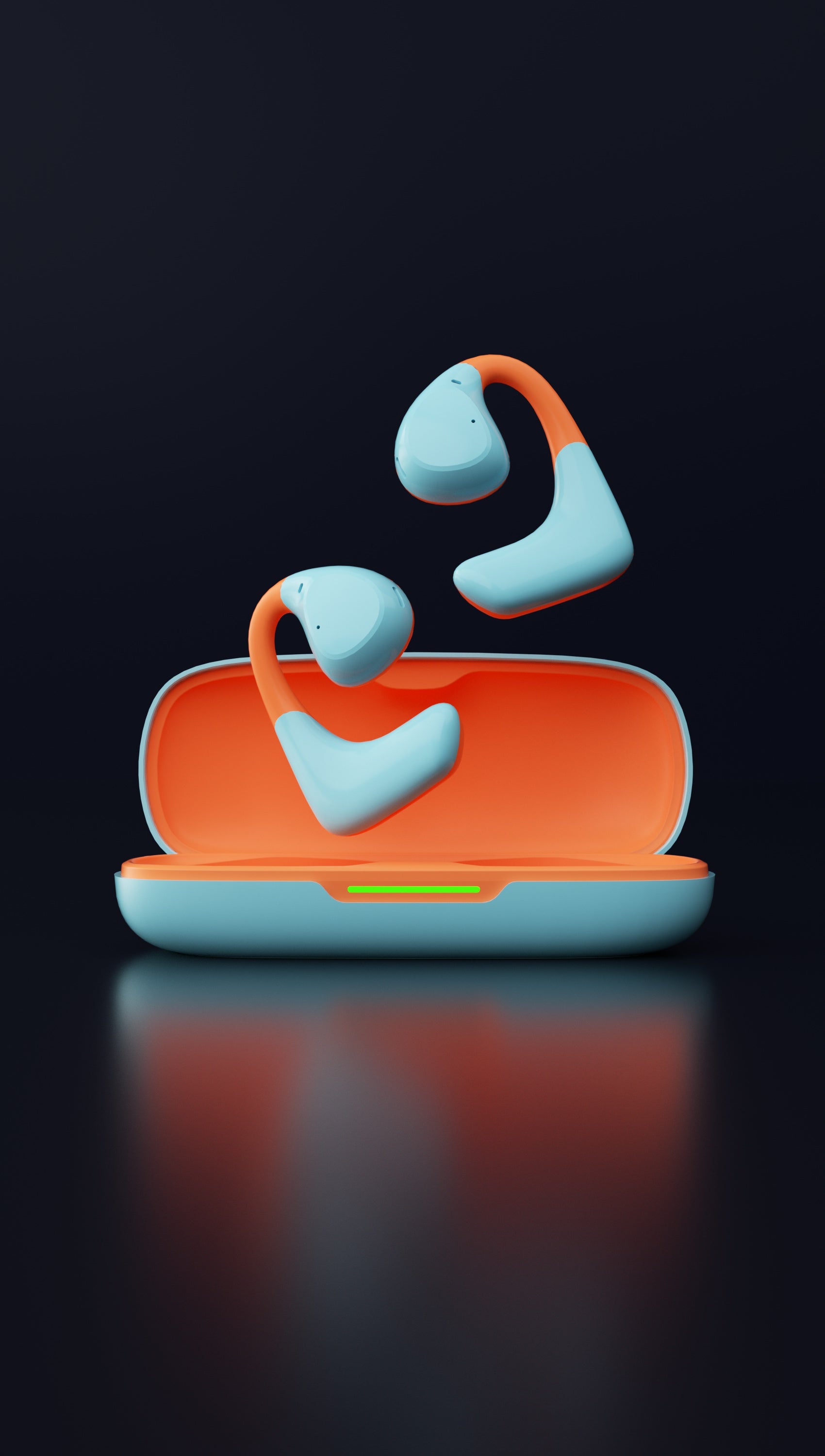 Casque Bluetooth à conduction en plein air OWS monté sur l'oreille, non intra-auriculaire, batterie super longue durée, binaural sans fil