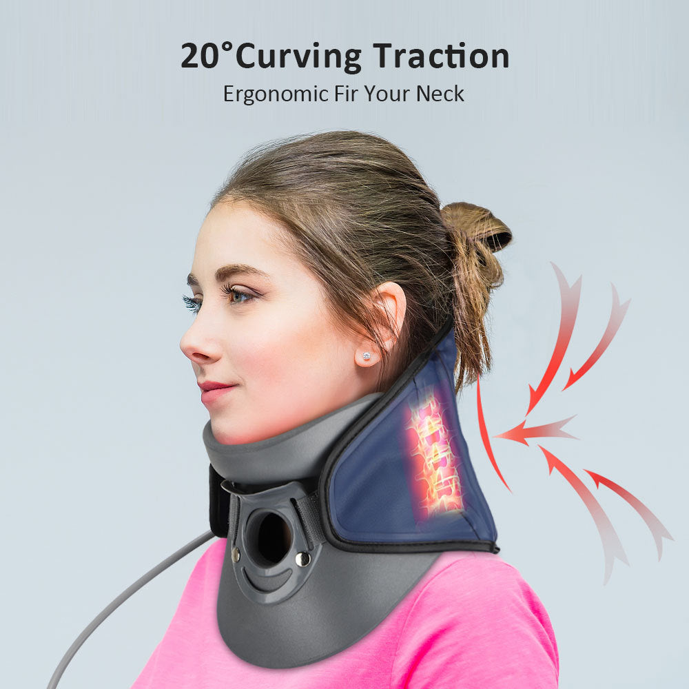 Écarteur de cou en polymère HailiCare, support de cou, protection du cou, support gonflable pour le cou