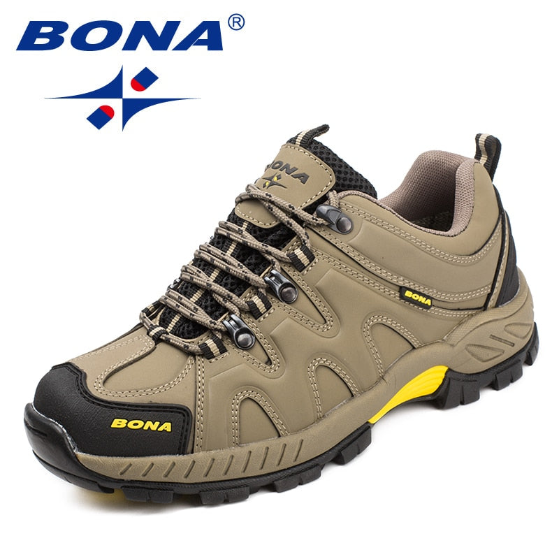 Chaussures de randonnée BONA Classics pour hommes, chaussures de sport à lacets pour hommes, baskets de jogging et de trekking en plein air