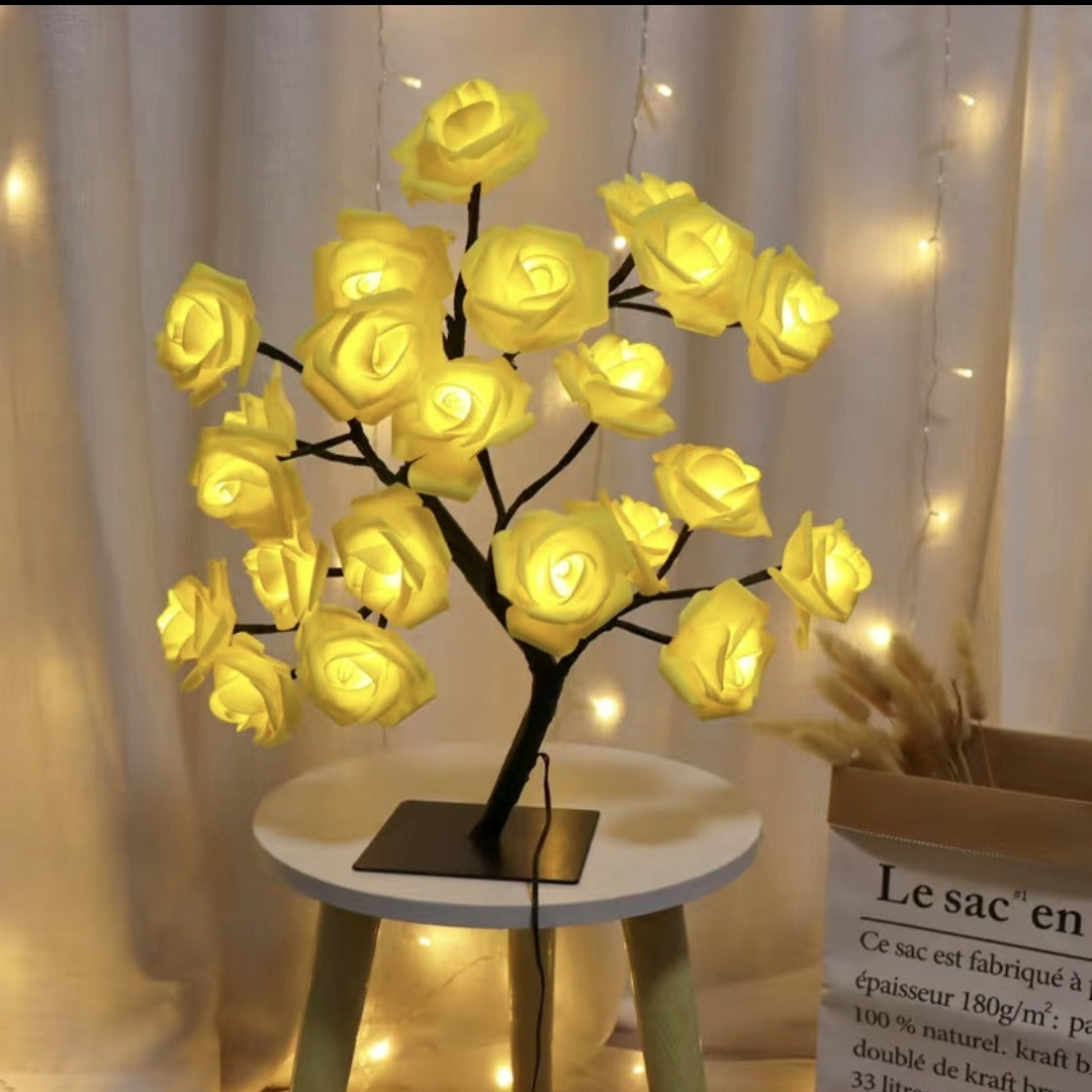 Nouvelle lampe LED pour arbre Sakura Rose Light Veilleuse décorative