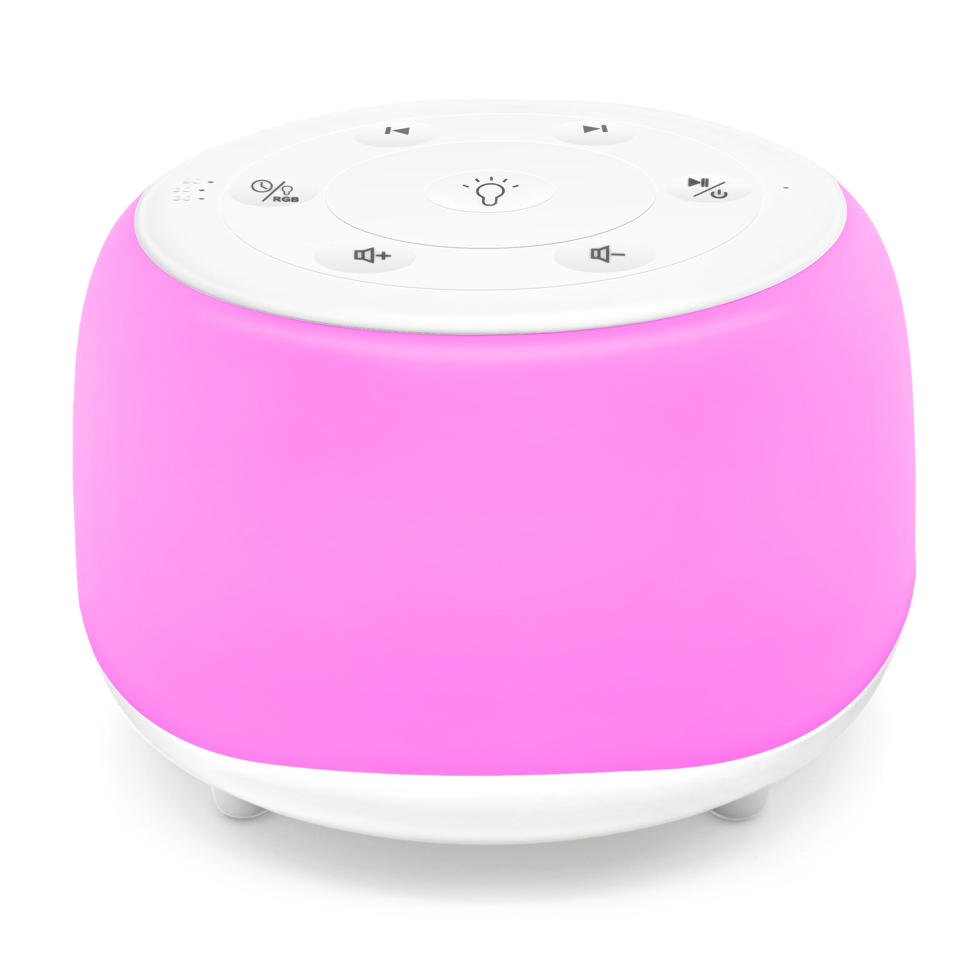 Portable Sound Machine with White Noise, Night Light, and Speaker for Baby's Soothing Sleep and Relaxation
