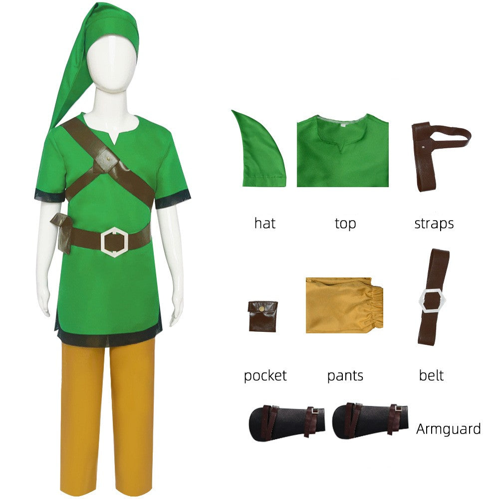 Costume de cosplay de la légende de Zelda Sword of the Sky par Link Costume de cosplay de Zelda