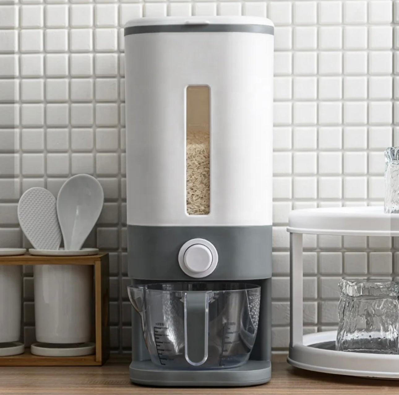 Distributeur de riz en plastique Sidas
