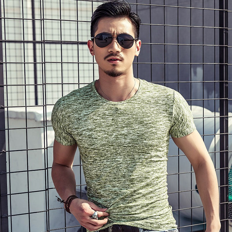 T-shirt camouflage à manches courtes pour homme, décontracté et culturel