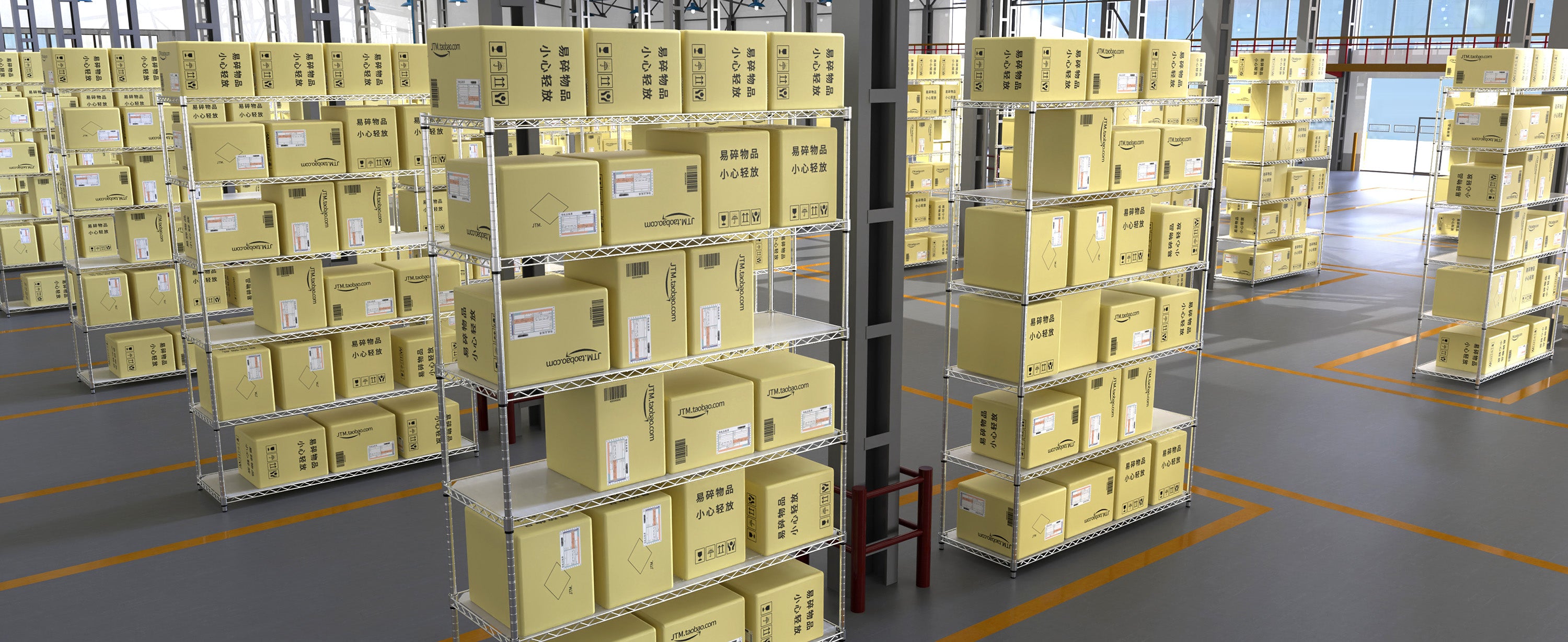 Étagère métallique à 6 niveaux, capacité de charge de 6 000 lb, réglable en hauteur, avec roulettes, conforme à la norme NSF