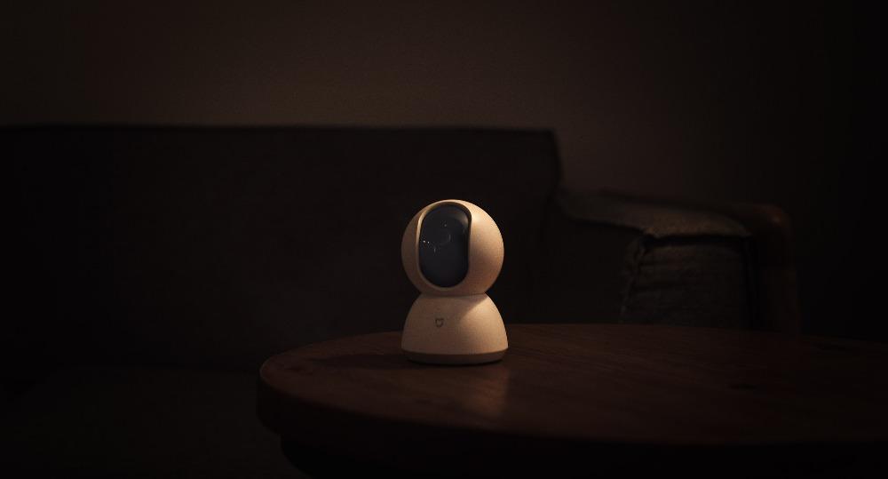 Caméra intelligente Xiaomi Mijia 720P, vision nocturne, webcam IP, angle 360°, Wi-Fi, zoom magique sans fil