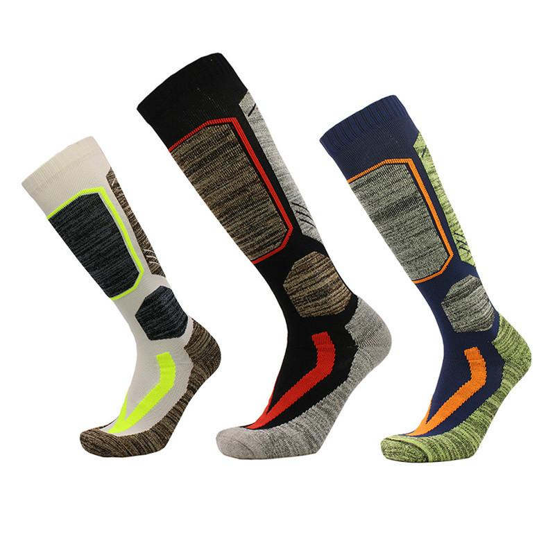 Chaussettes de ski thermiques pour homme, chaudes et d'hiver