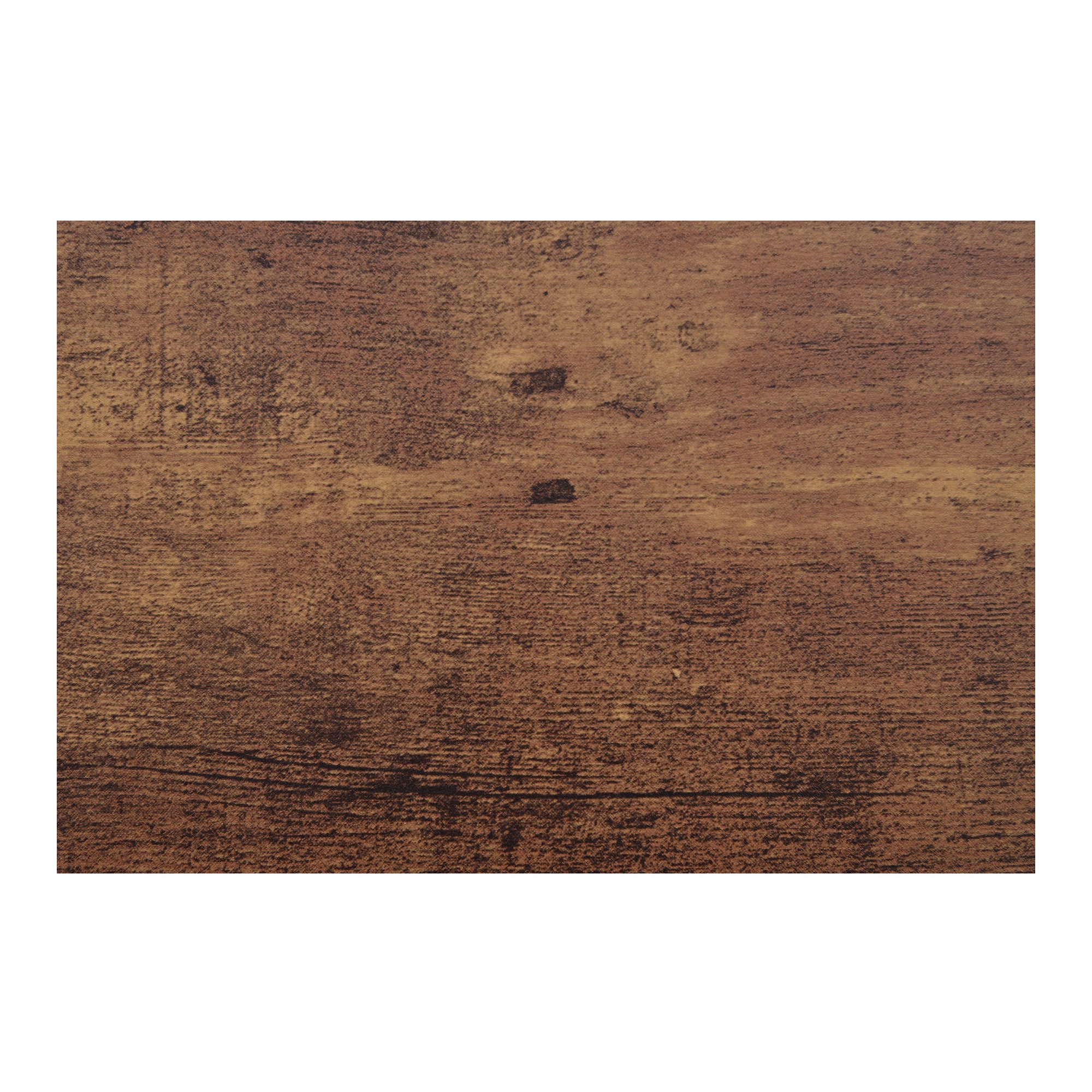 Ensemble de table à manger extra longue à hauteur de comptoir TOPMAX avec 3 tabourets, ensemble de cuisine de pub, table d'appoint avec repose-pieds, marron