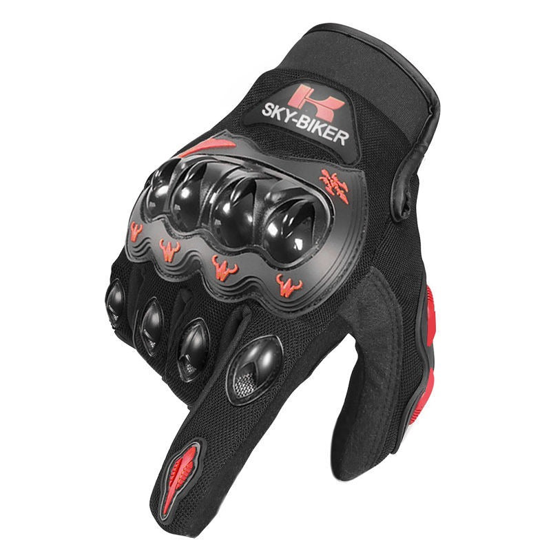 Gants de cyclisme pour écran tactile, pour sports de printemps et d'été, pour moto, vélo de course, protection contre les chutes