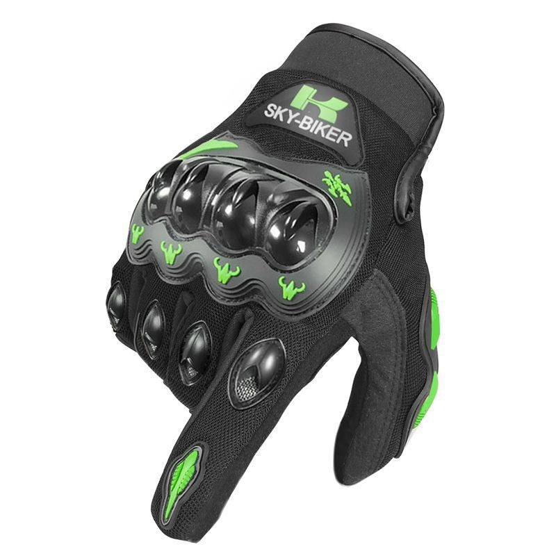 Gants de cyclisme pour écran tactile, pour sports de printemps et d'été, pour moto, vélo de course, protection contre les chutes