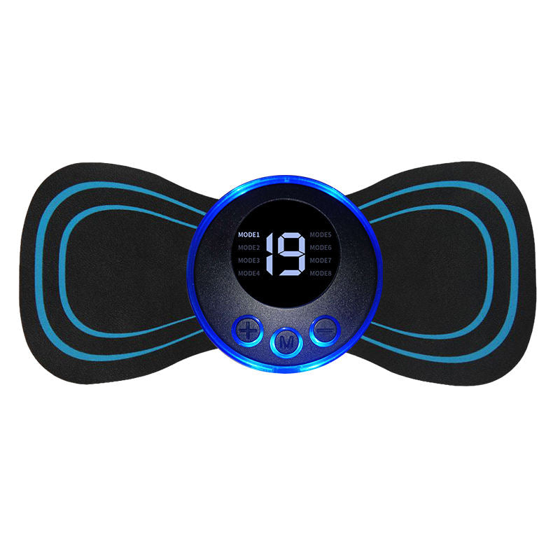 Masseur de cou électrique EMS à impulsions, patch de massage cervical, autocollant pour le dos, stimulateur musculaire, soulagement portable de la douleur, relaxation