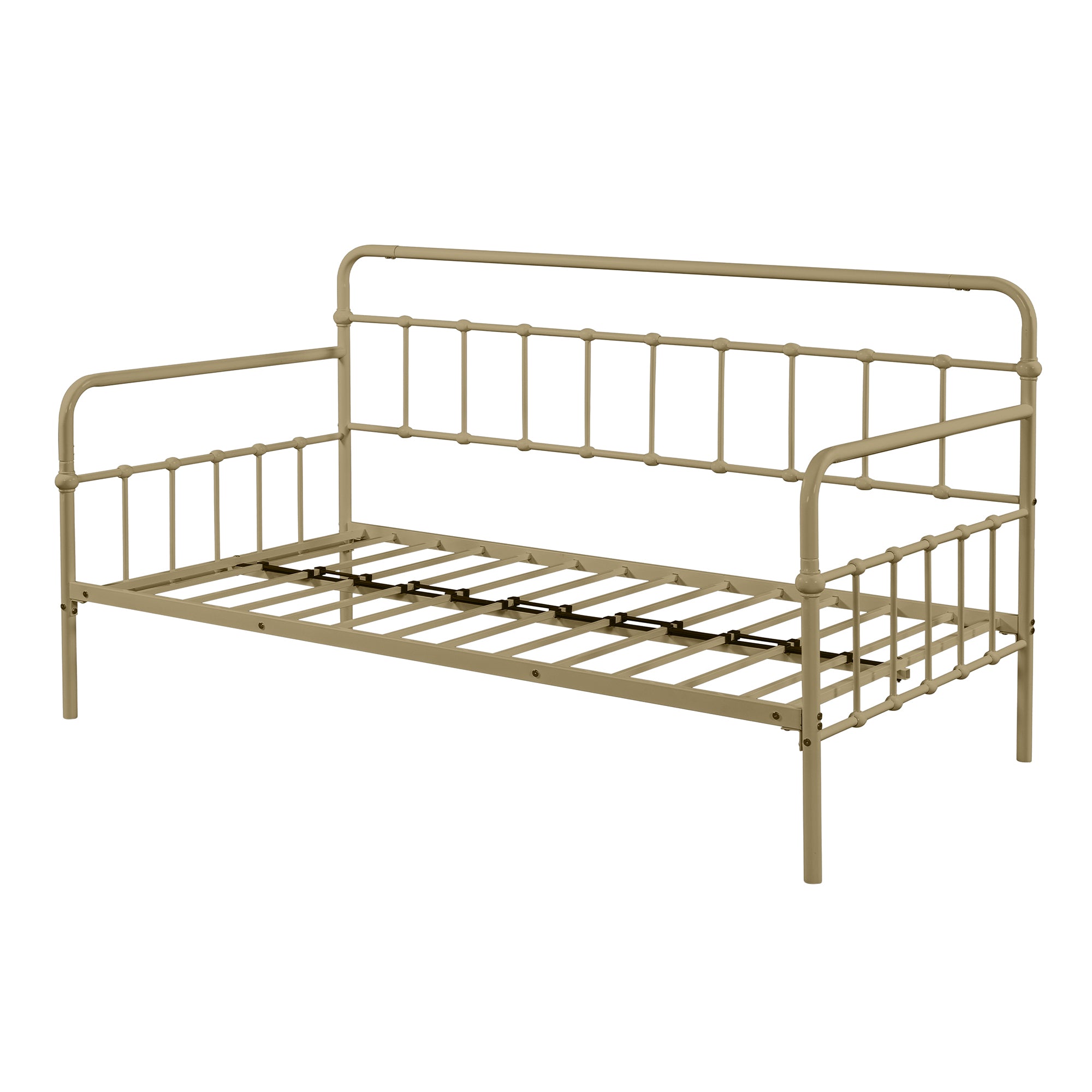 Metal Frame Daybed with trundle(Bronze)