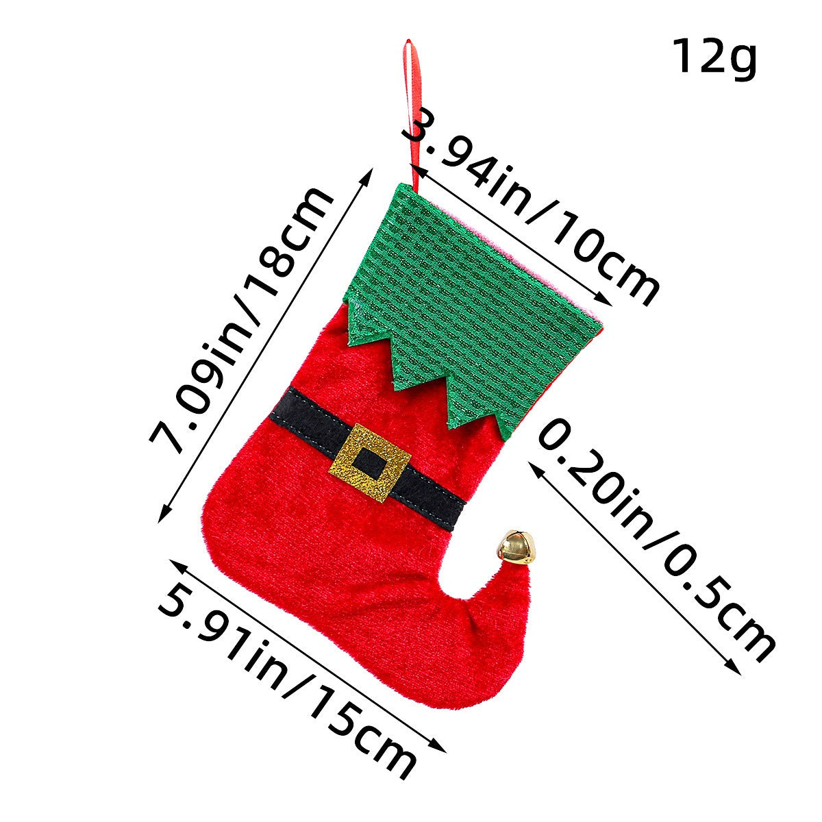 Ceintures de Noël, chaussettes, décorations, arbres de Noël, sacs cadeaux, décorations suspendues pour les fêtes
