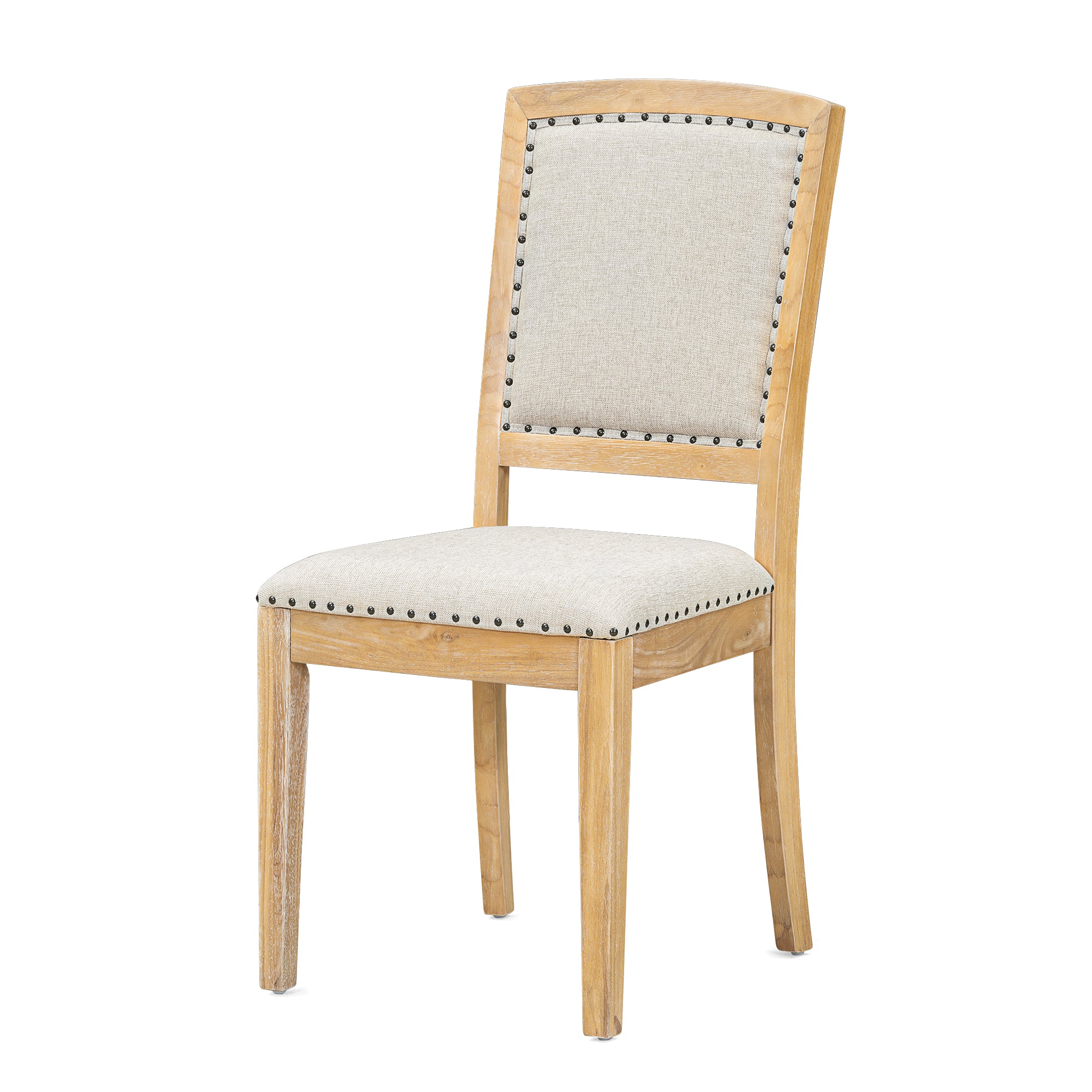 TOPMAX expandable 84 inch dining table set with 24 inch detachable leaves, 6 armless chairs and 2 armchairs 9 pieces natural