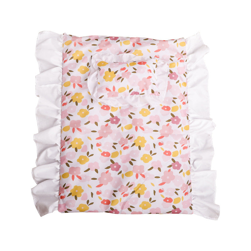 Filet de lit pour animal de compagnie en bois massif, nid pour chat rouge, panier pour chien, été et hiver, du sol au sol, panier pour chat en bois amovible et lavable