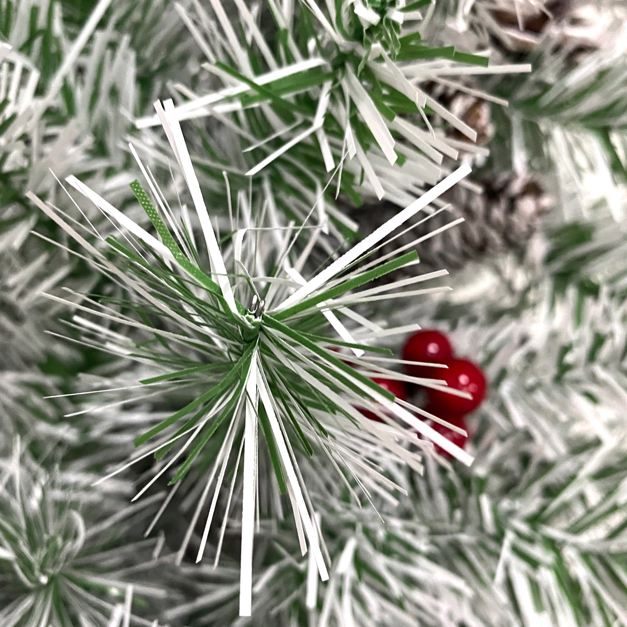 Sapin de Noël artificiel pré-éclairé, ensemble de 4 pièces, guirlande, couronne et ensemble de 2 arbres d'entrée de Noël