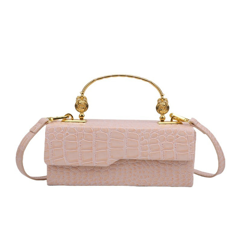 Sac à bandoulière polyvalent en cuir laqué