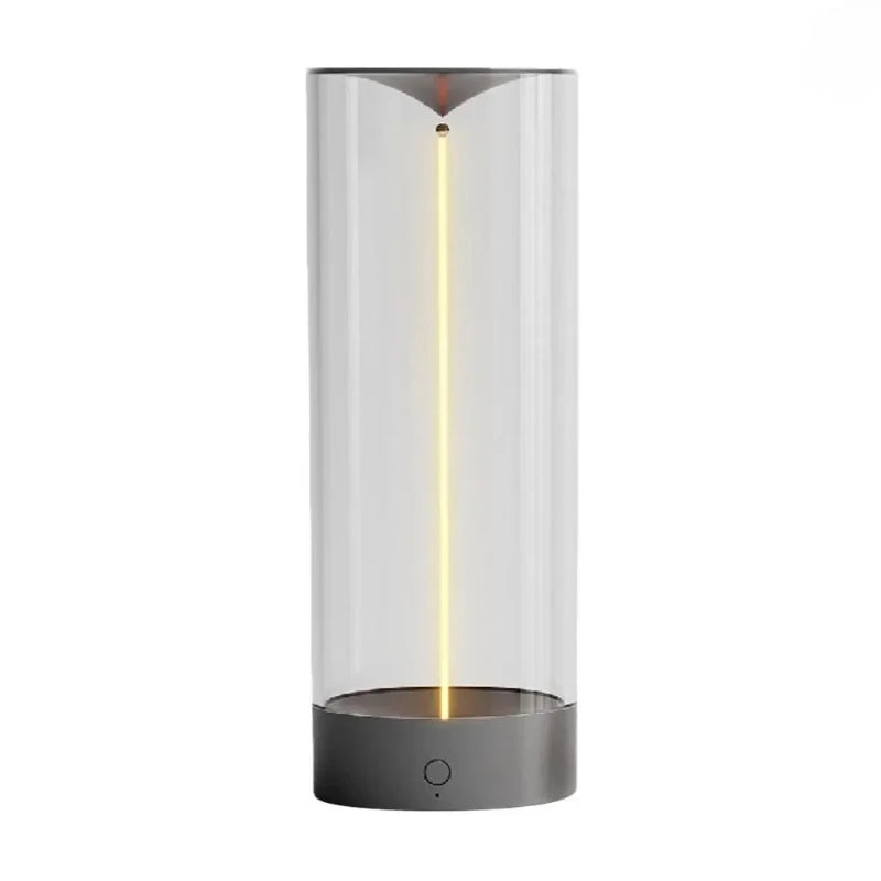 Lampe de chevet minimaliste sans fil, rechargeable, LED, moderne, à intensité variable, anti-lumière bleue